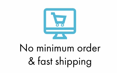 No Minimum Order and Fast Shipping!